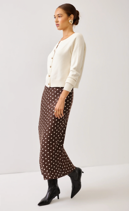 Mia Bias Midi Skirt