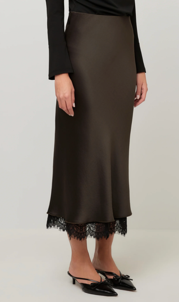Mia Lace Trim Skirt