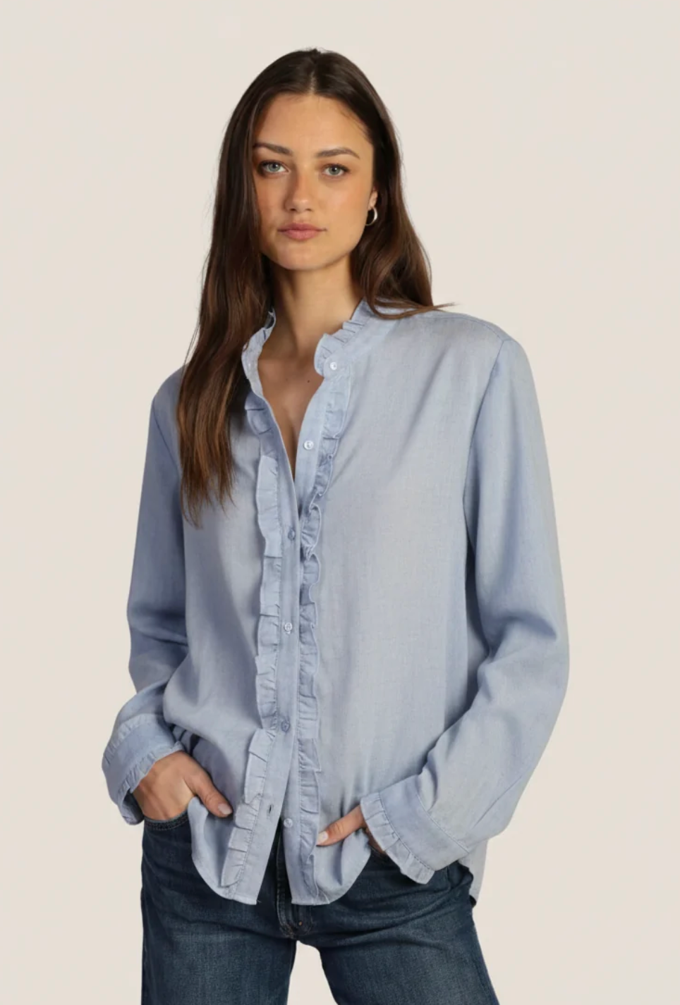 Channing Ruffle Shirt