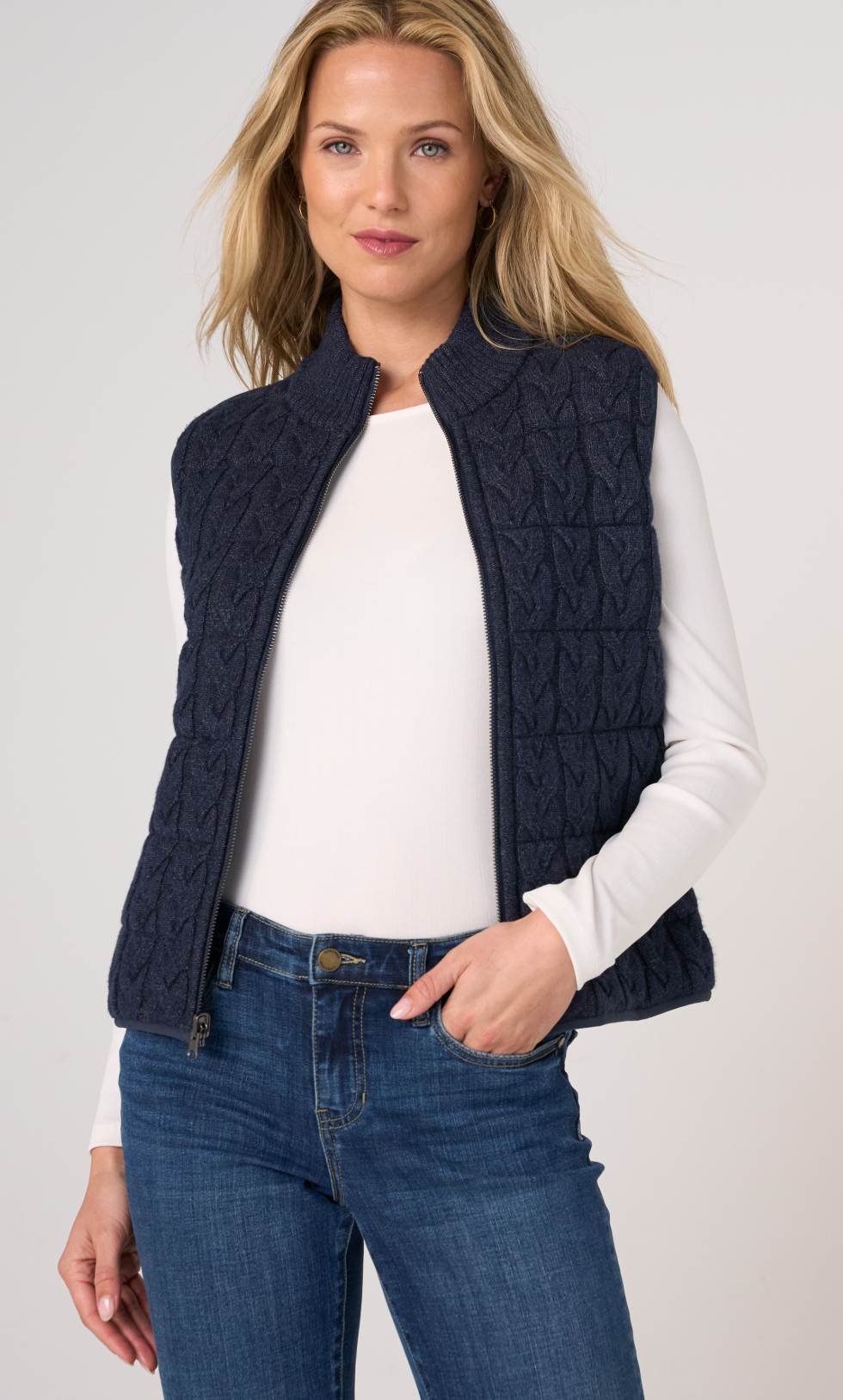 Reversible Sweater Vest