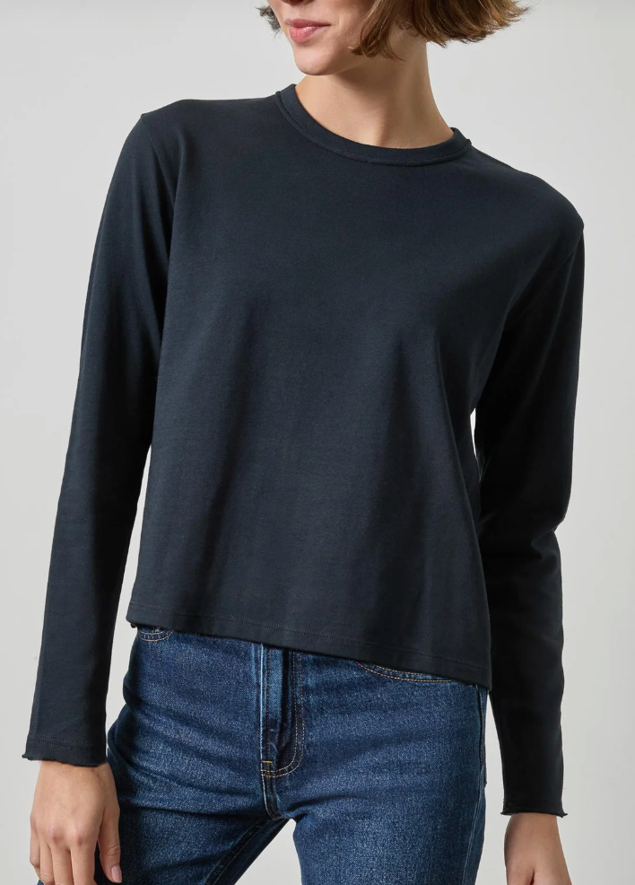 Rolled Edge Relaxed Tee