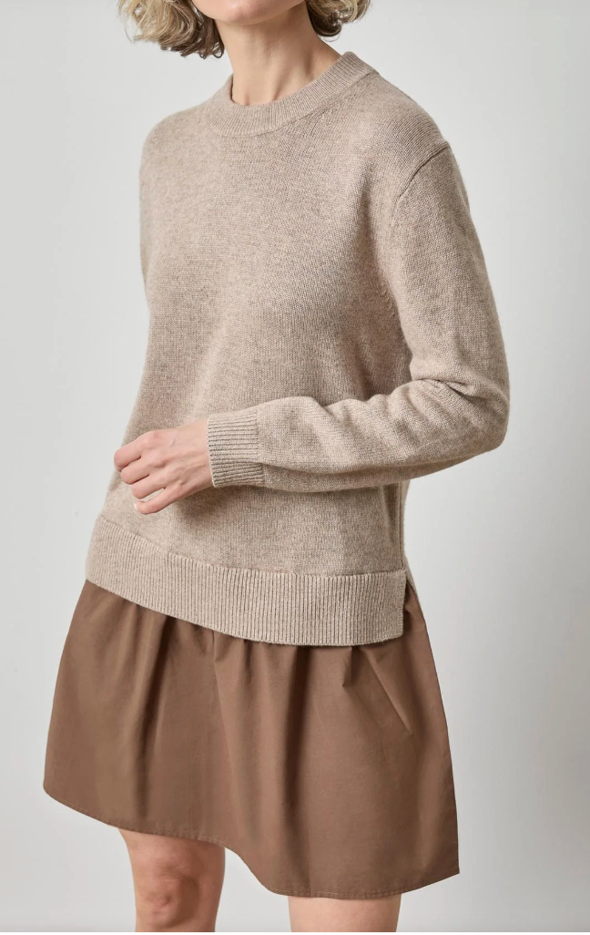 Short Combo Sweater Dress