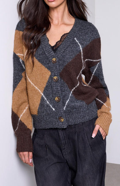Lofty Argyle Sweater