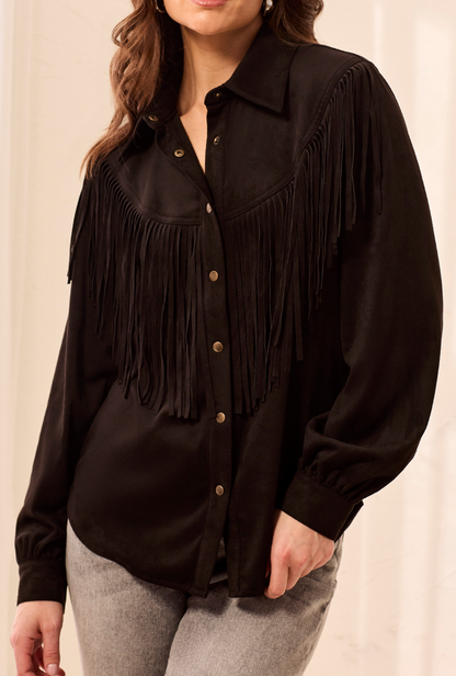 Fringe Flowy Shacket