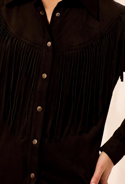 Fringe Flowy Shacket