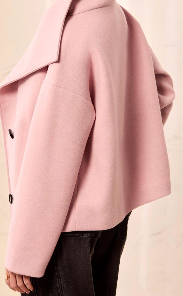 Lofty Chic Funnel Neck Jacket