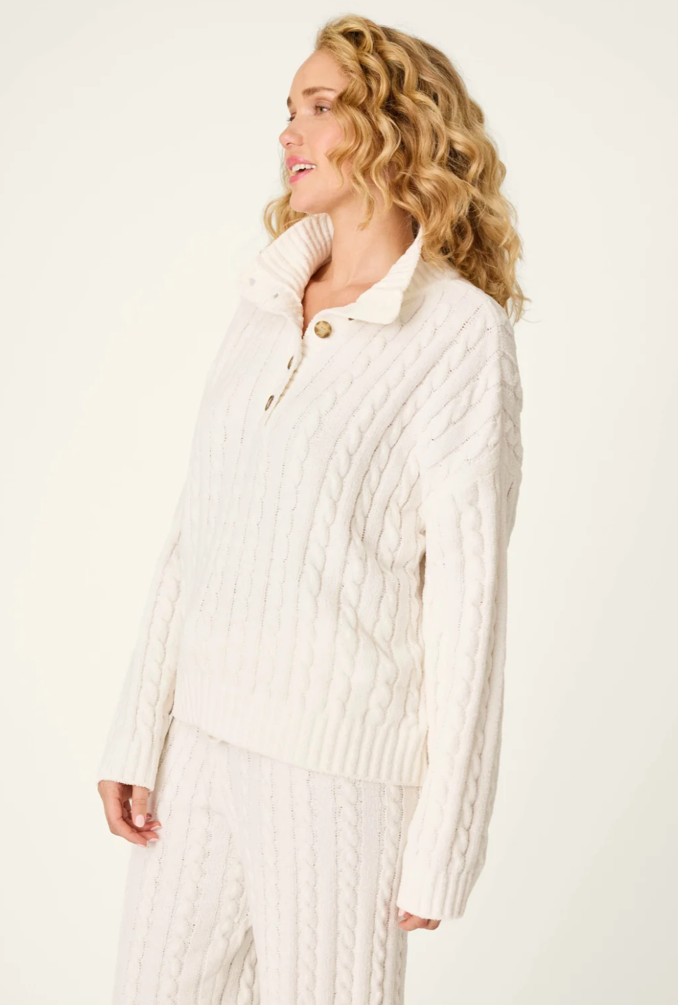 Cozy Chenille Cable Knit