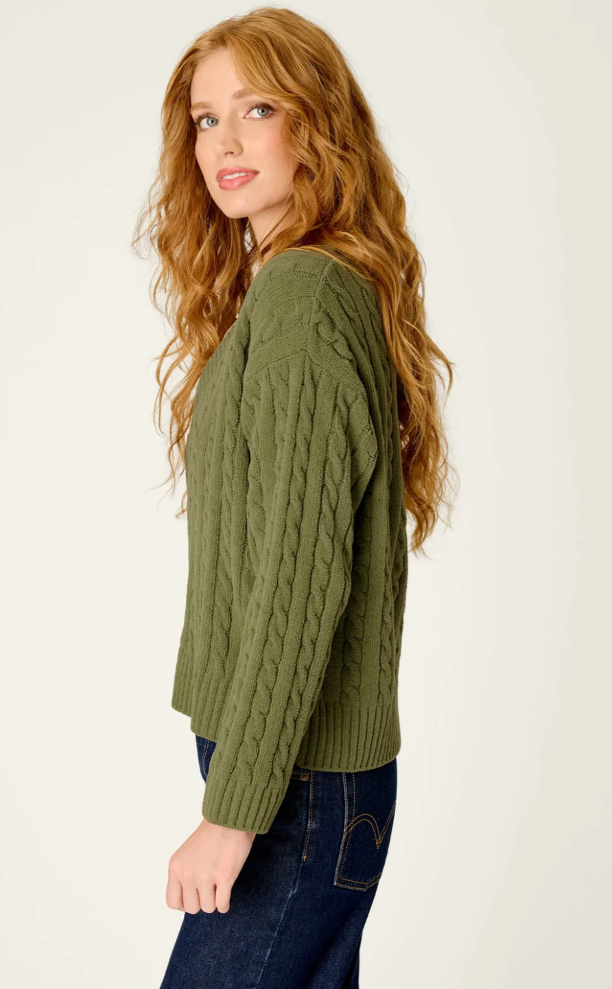 Cozy Chenille V-Neck