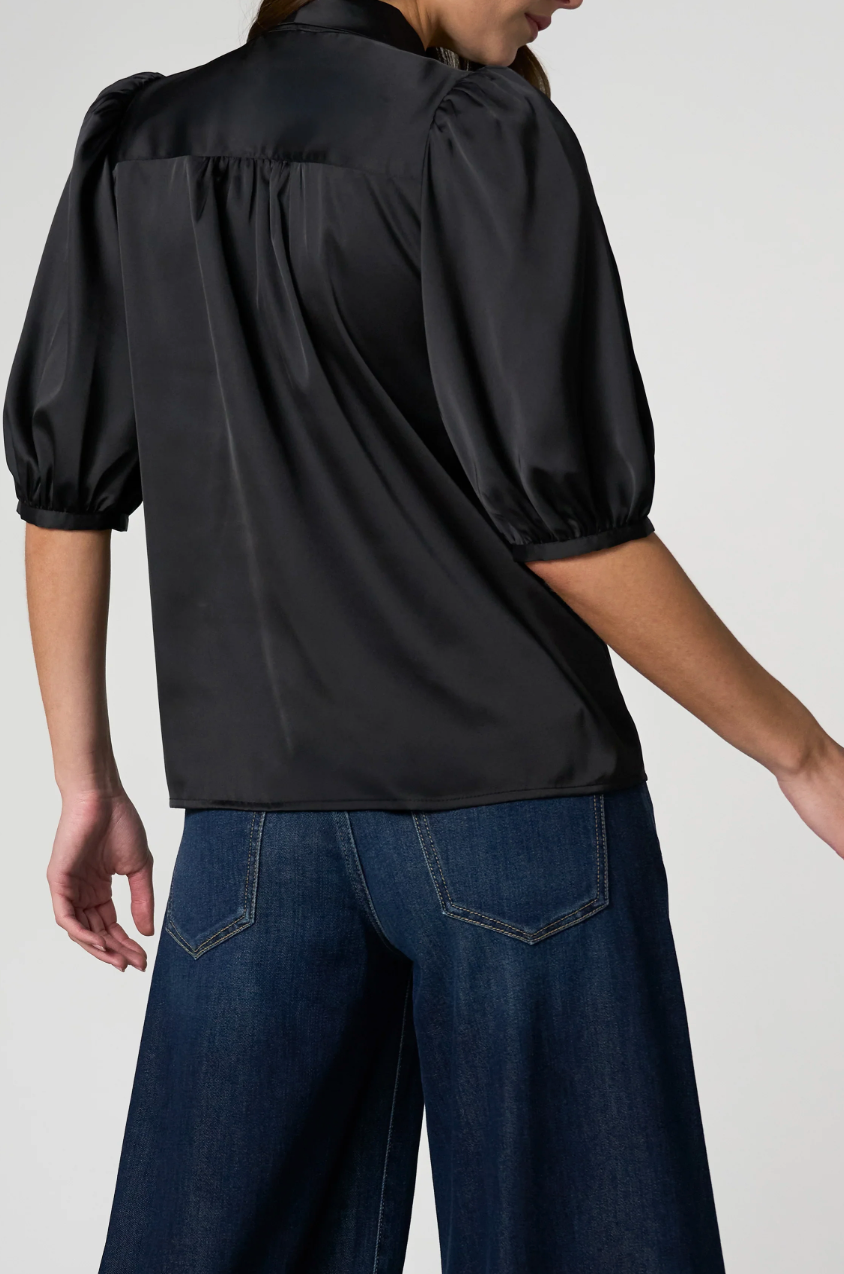 Elbow Length Puff Sleeve w/tie
