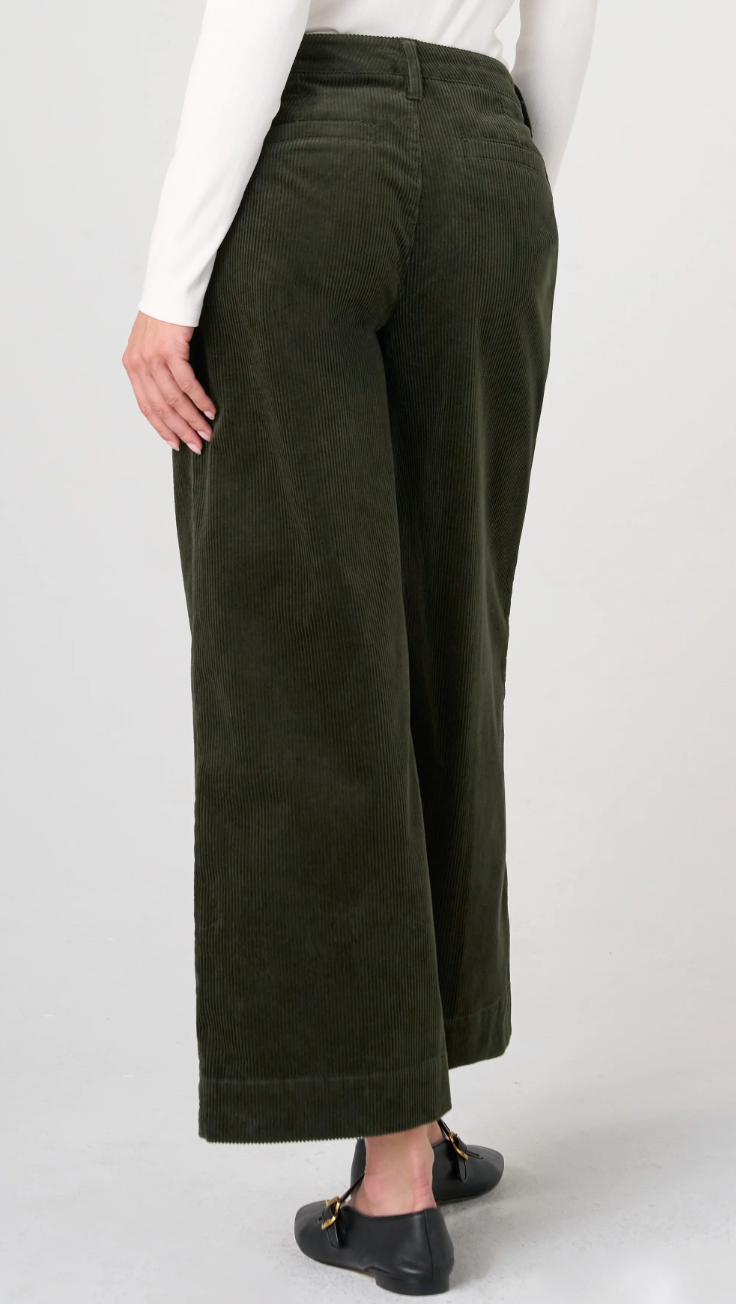Crop Wide Leg w/Pintuck