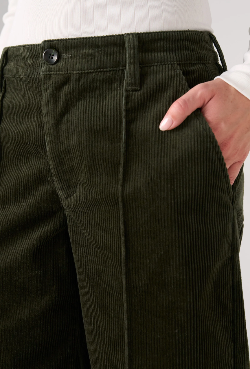 Crop Wide Leg w/Pintuck