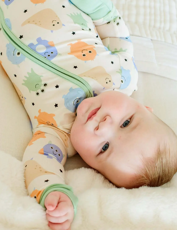 Convertible Bamboo Zip Romper