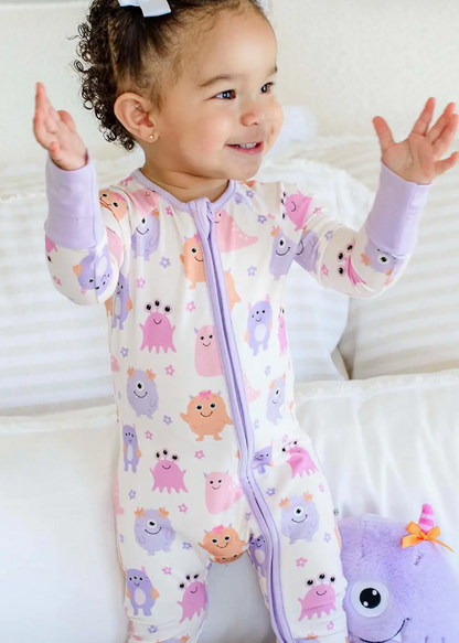 Convertible Bamboo Zip Romper