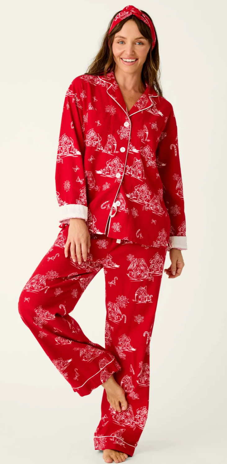 Candy Cane Cottage PJ Set