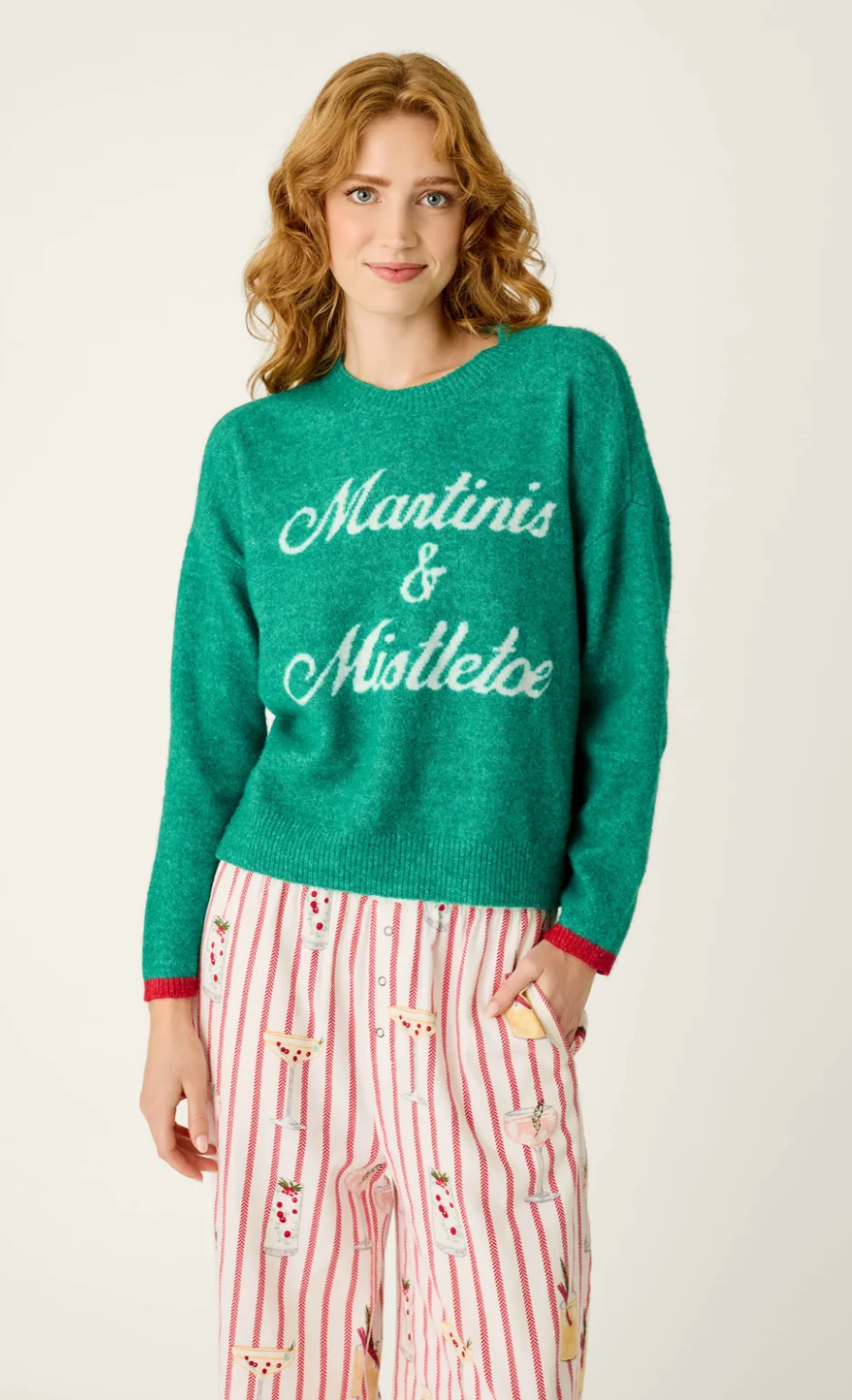 Martinis &amp; Mistletoe Sweater