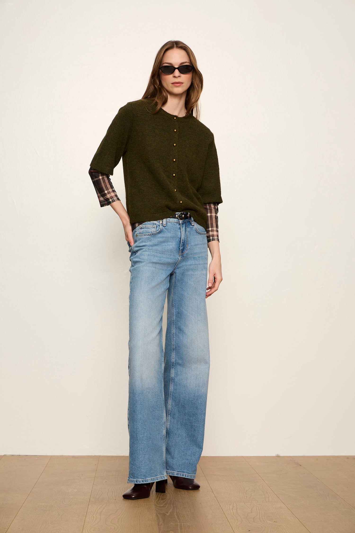 SHORT SLEEVE CARDIGAN