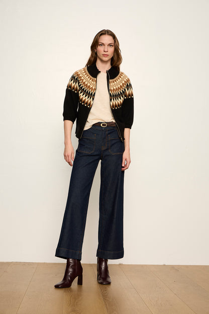 FAIRISLE ZIP UP