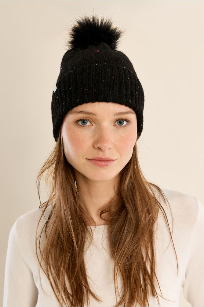 Pom Sequined Hat