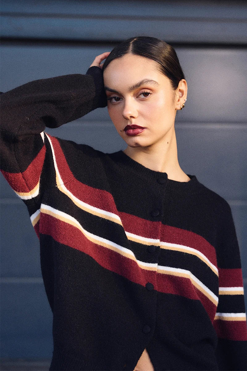 Striped Cardigan
