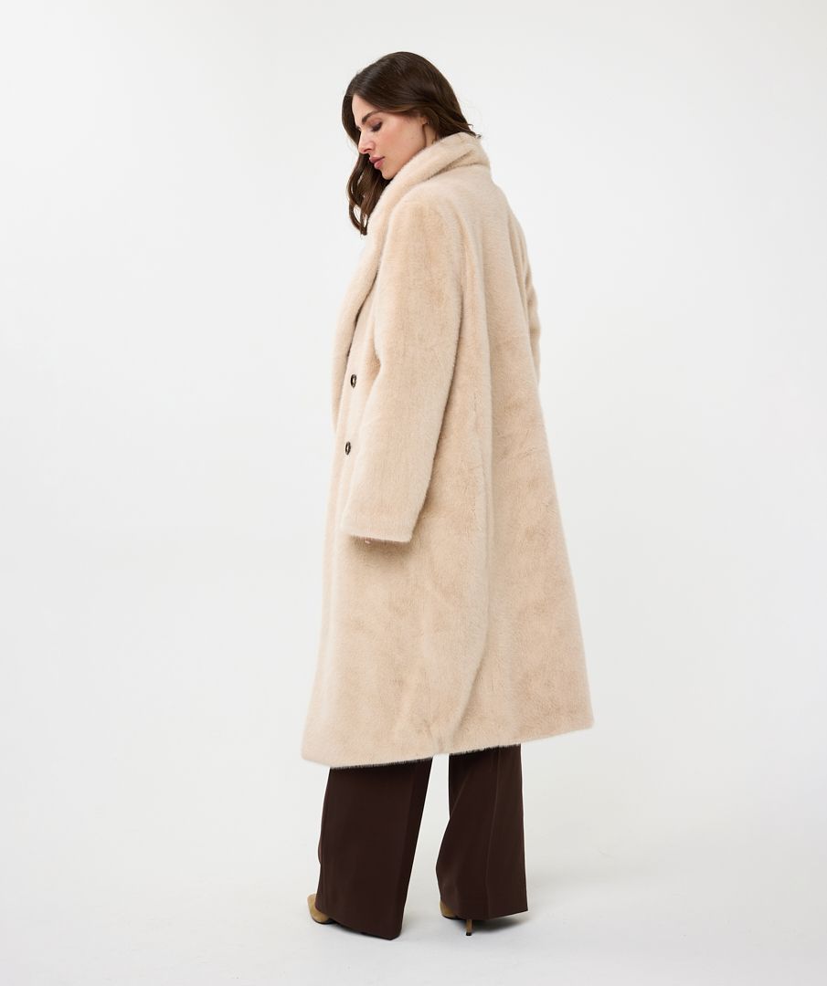 Faux Fur Long Coat