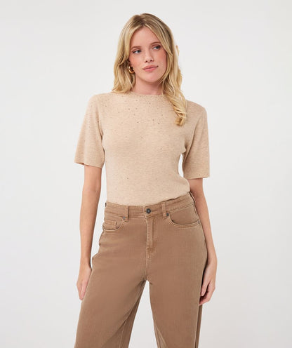 S/S Studded Sweater
