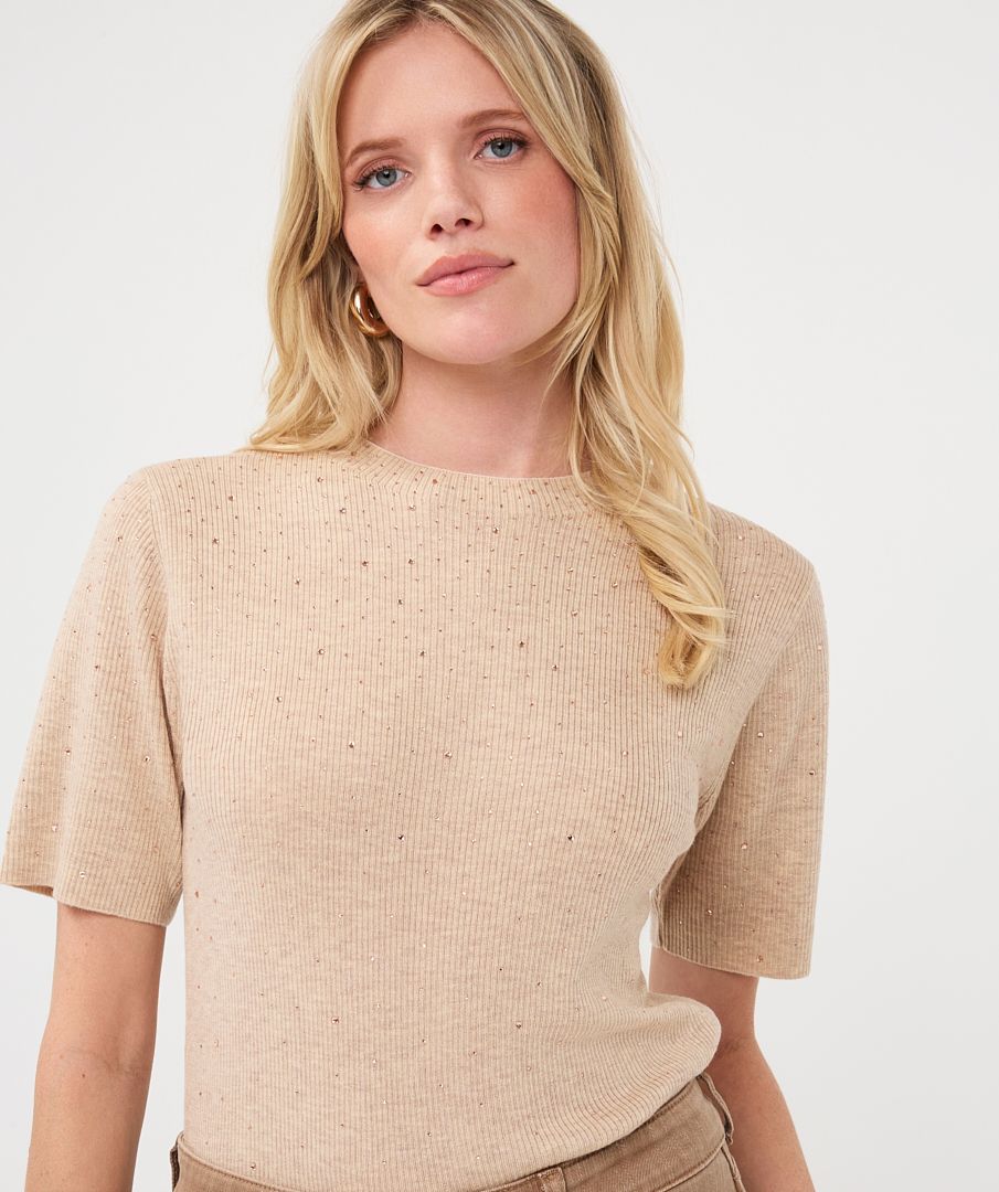 S/S Studded Sweater