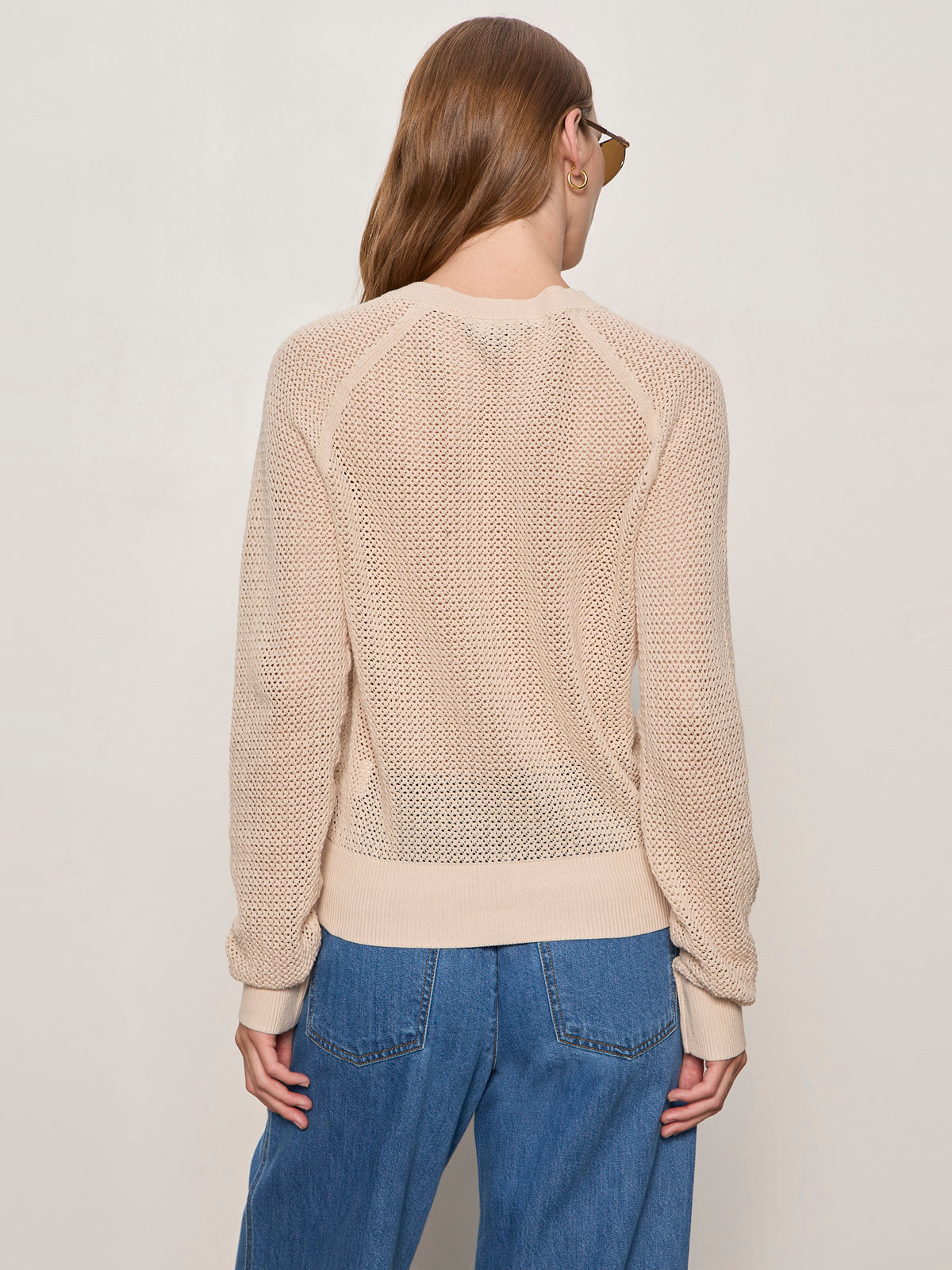 SOLEIL OPEN STITCH SWEATER