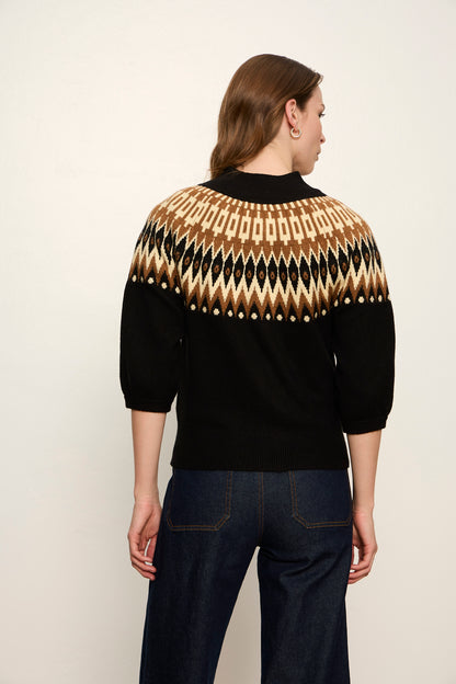 FAIRISLE ZIP UP