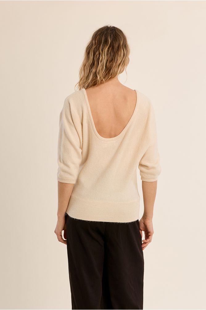 Open-Back Sweater