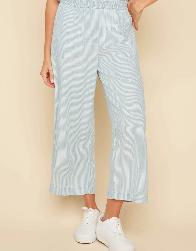 Wide Leg Tencel Pants