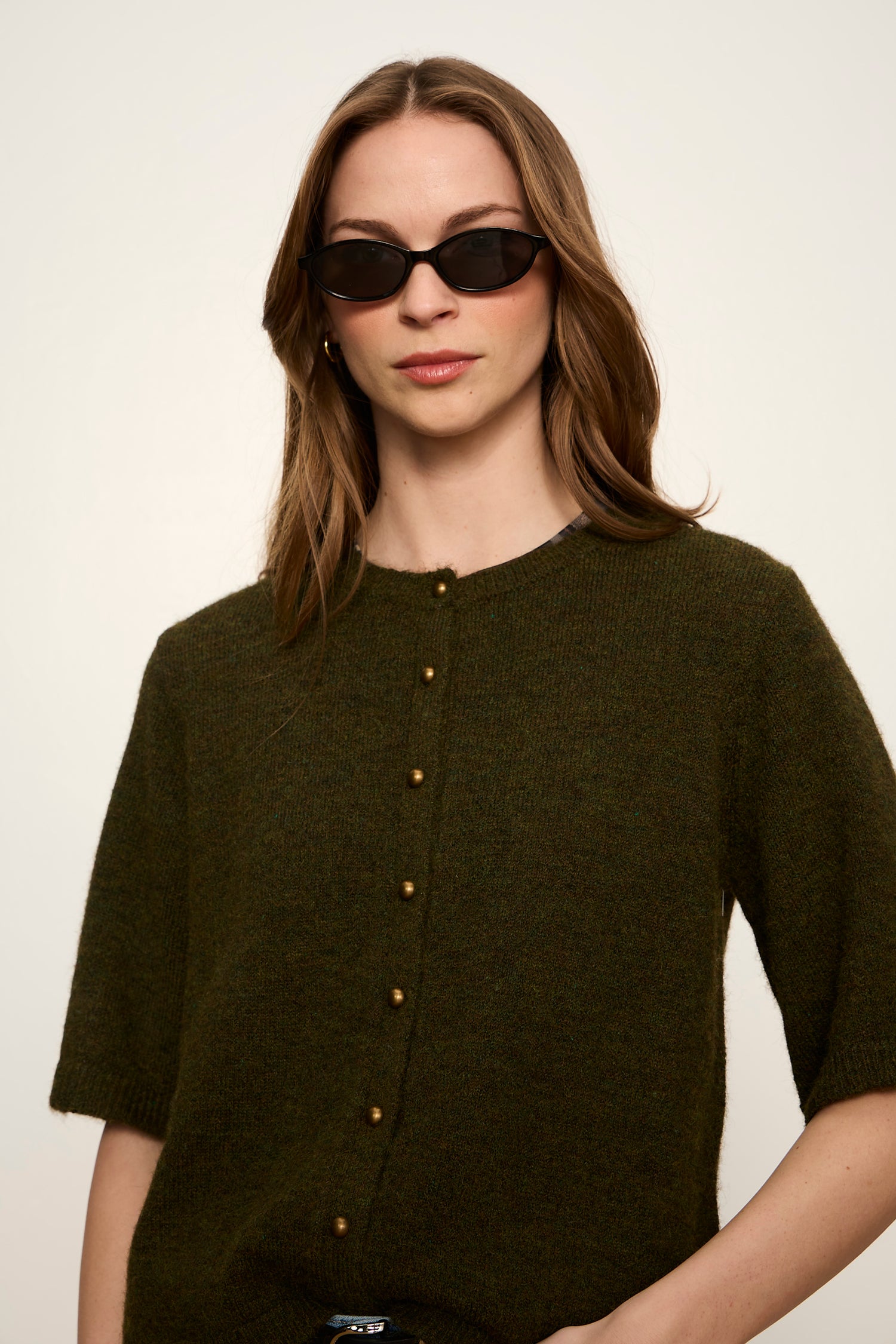 SHORT SLEEVE CARDIGAN