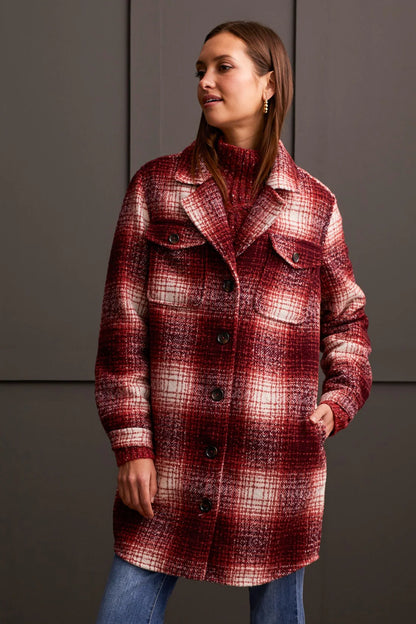 Boucle Plaid Jacket