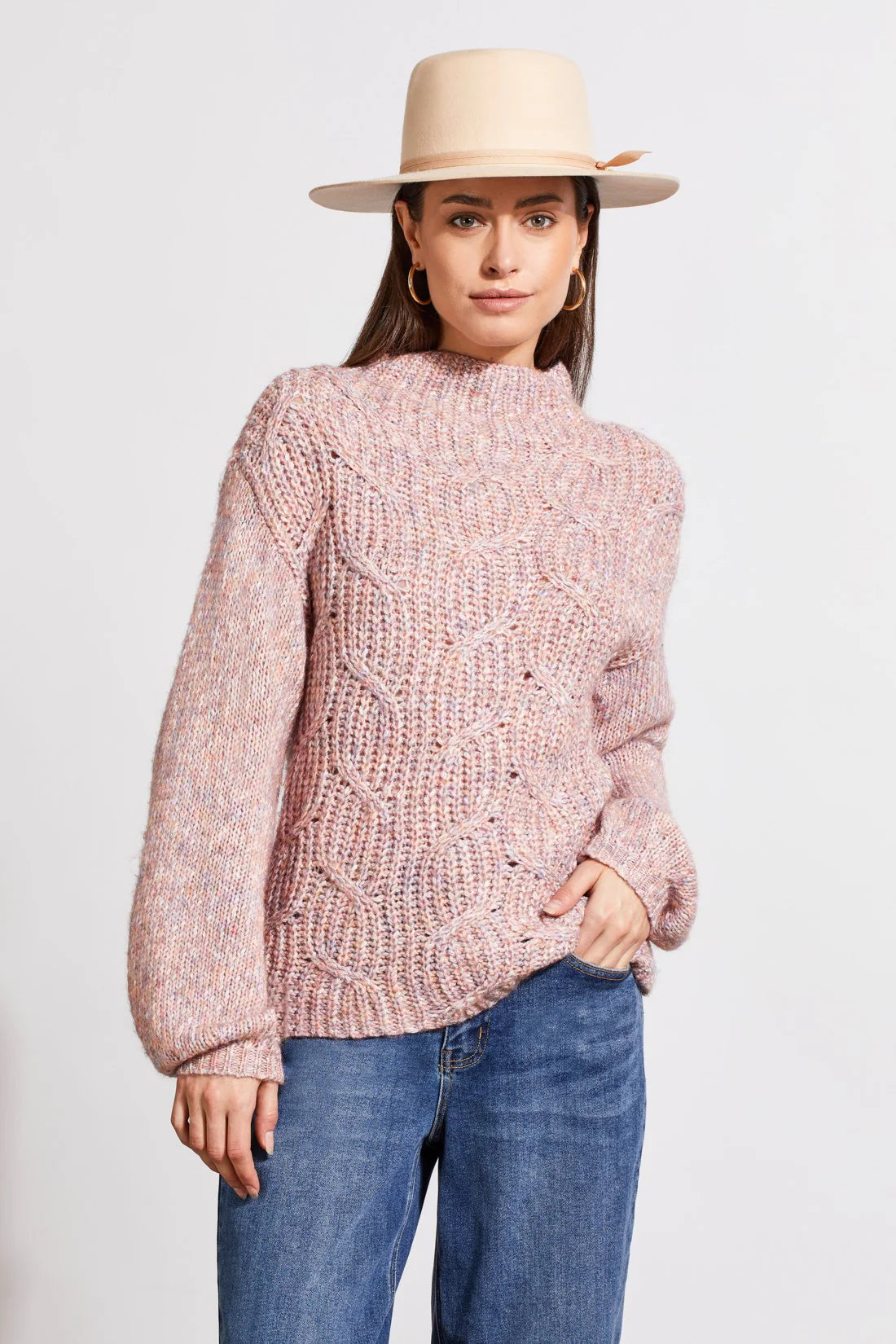 Funnel Neck Oversized Sweater