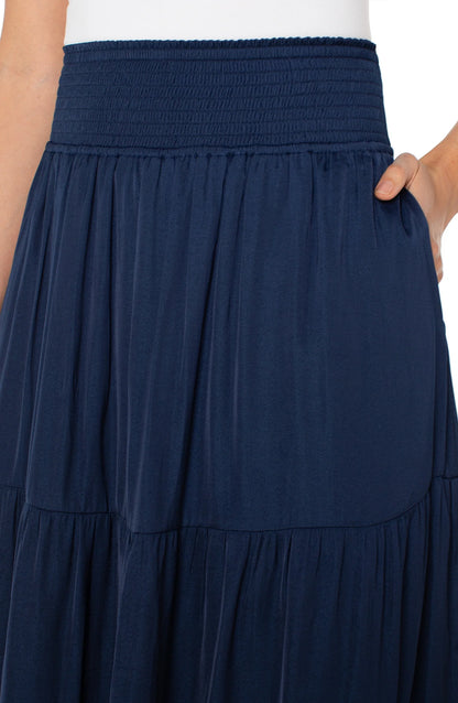 Tiered Maxi Skirt