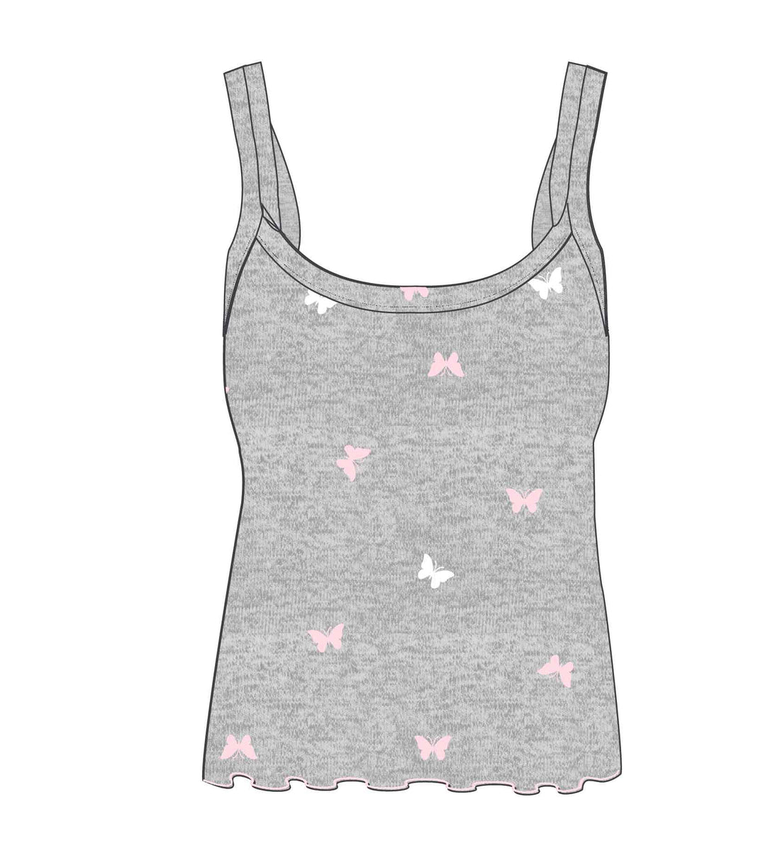 Heather Gray Mix Match PJ&