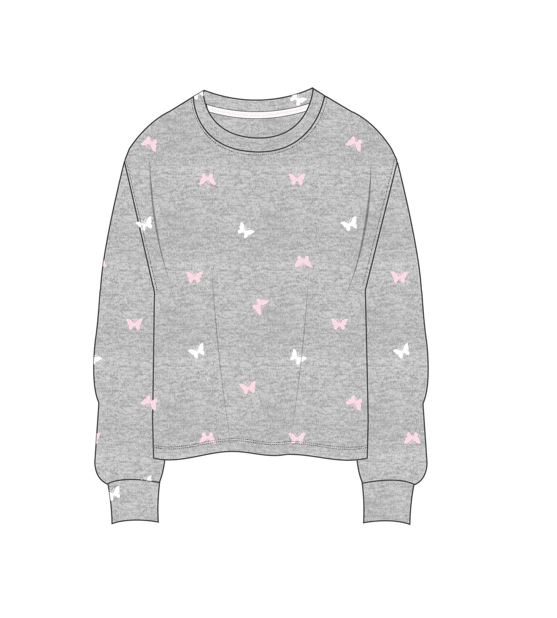 Heather Gray Mix Match PJ&