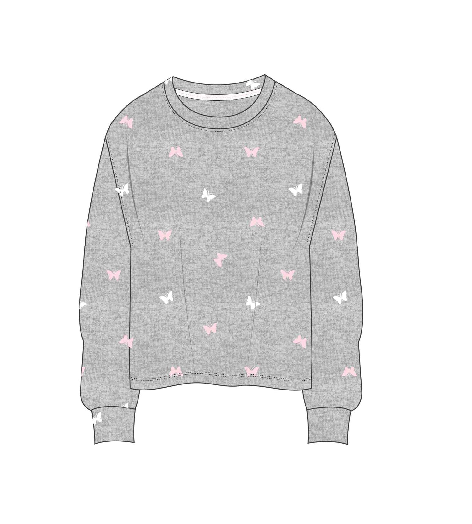 Heather Gray Mix Match PJ&