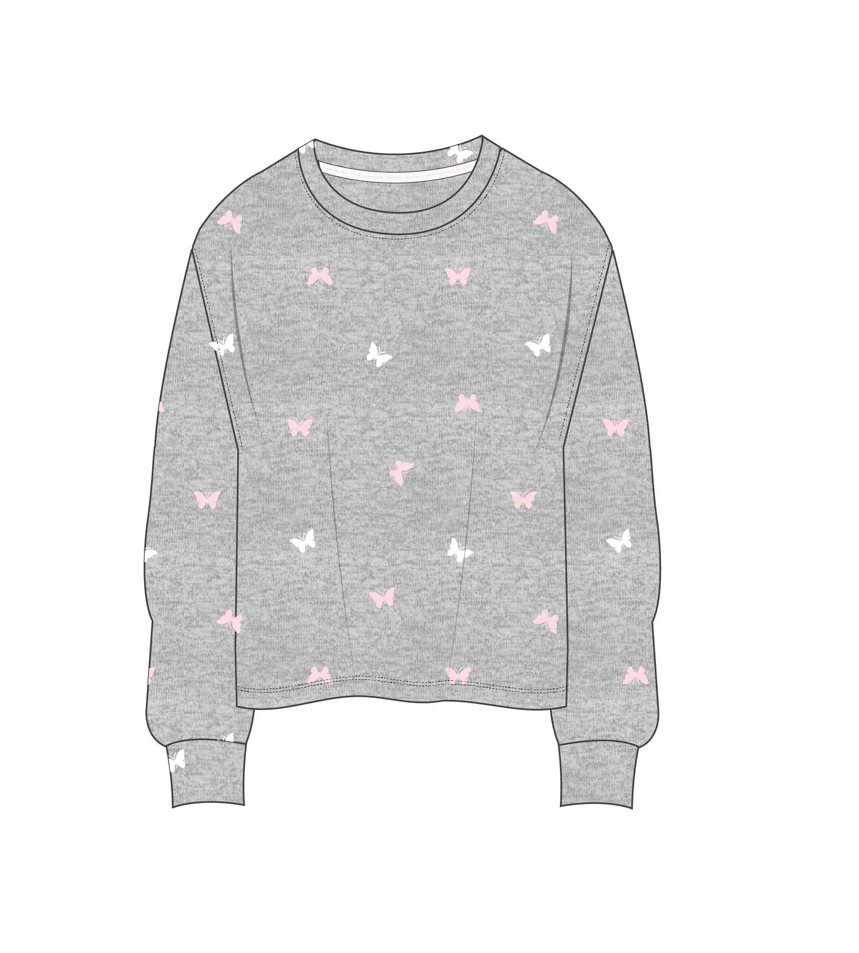 Heather Gray Mix Match PJ&
