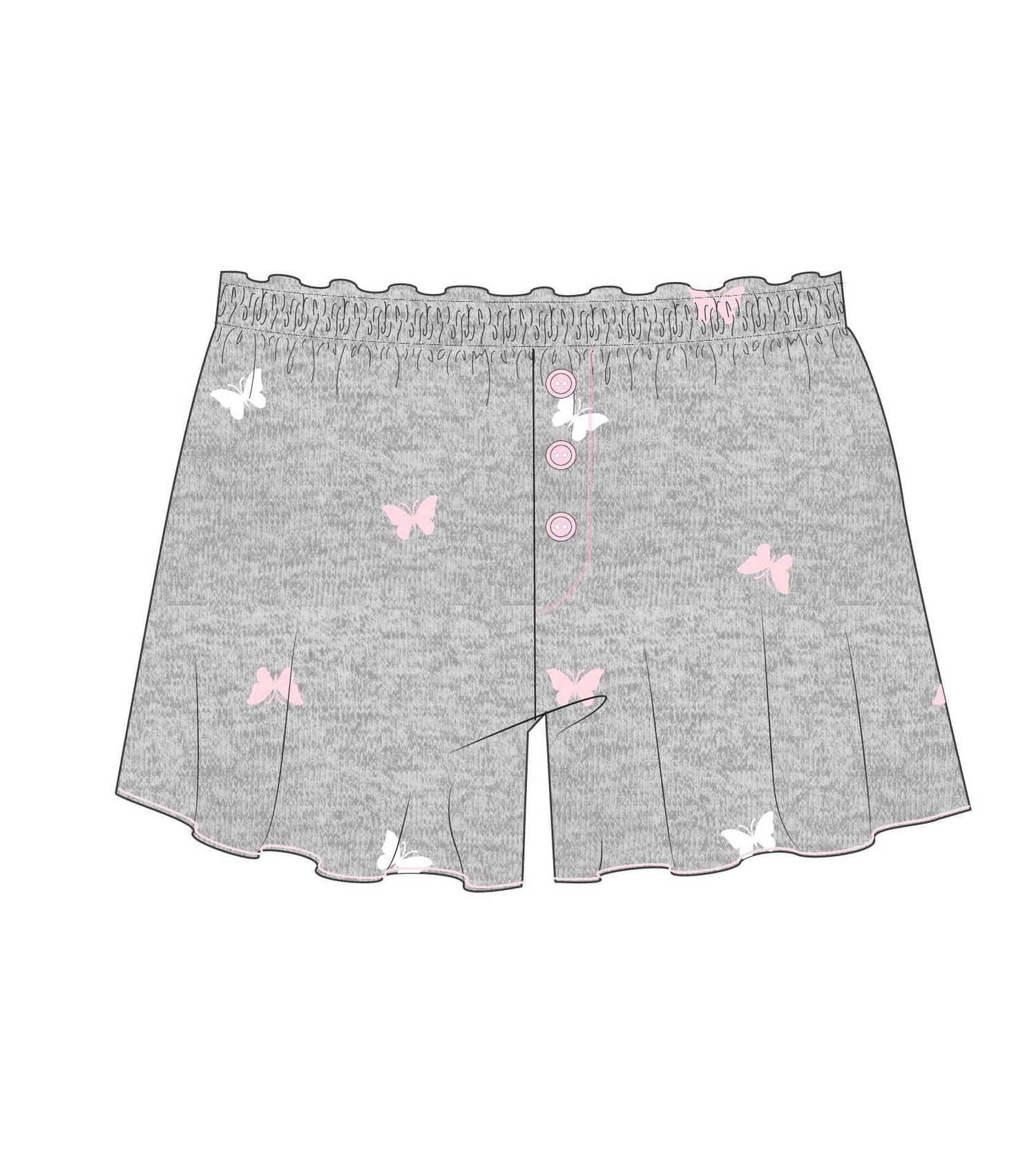 Heather Gray Mix Match PJ&