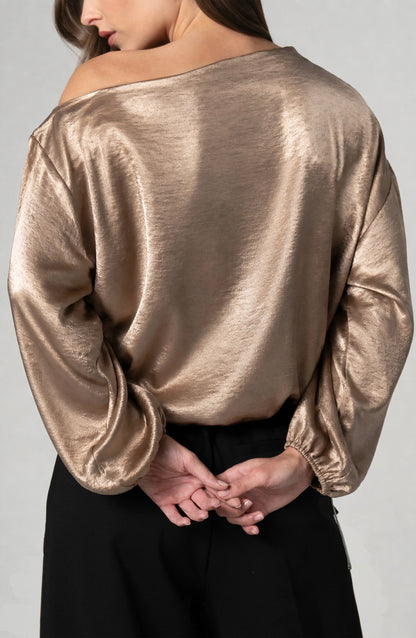 One Shoulder Sleeve Top