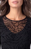 L/S Layered Knit Top w/ Detail
