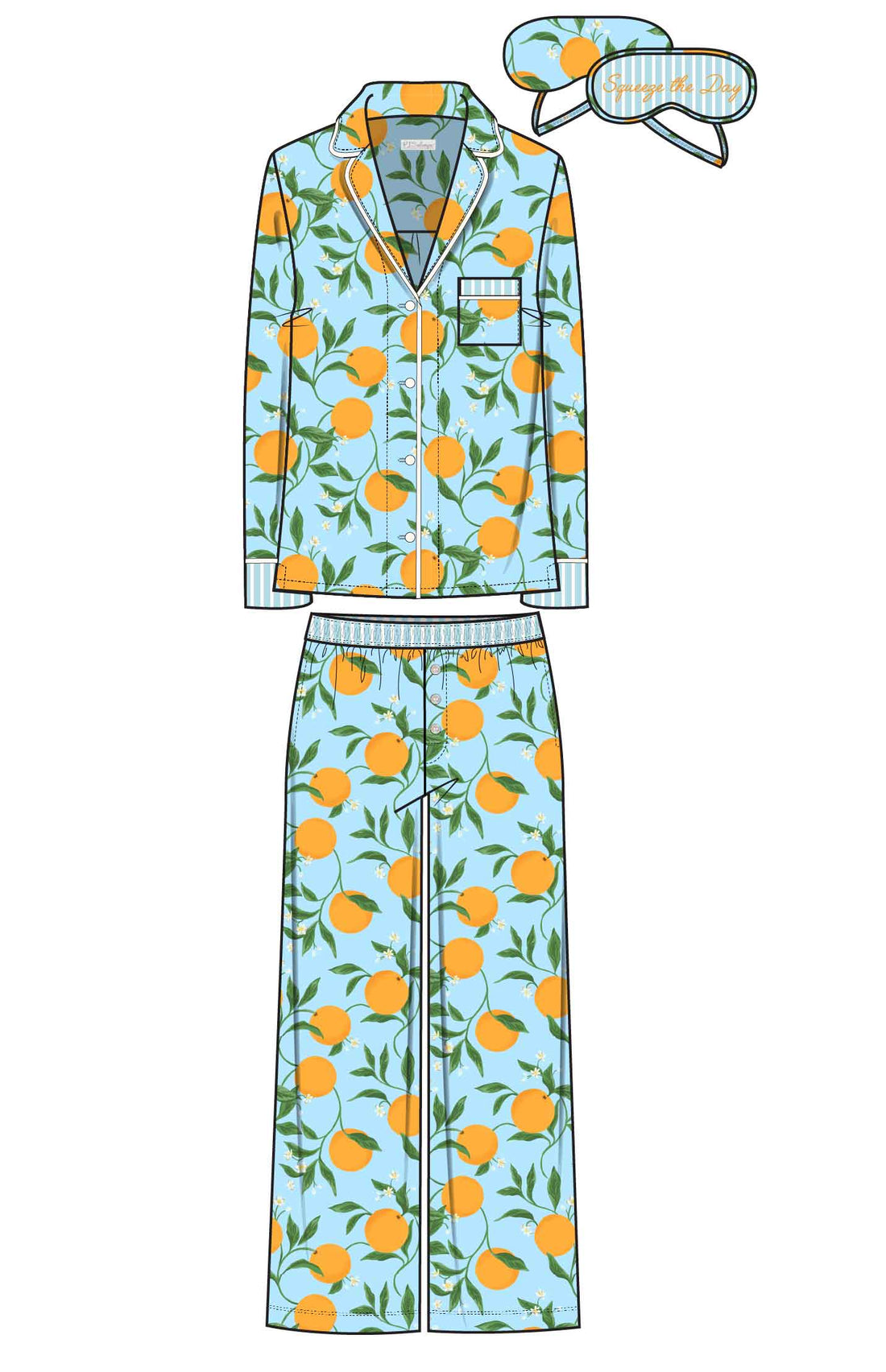 Citrus Dreams Pajama Set
