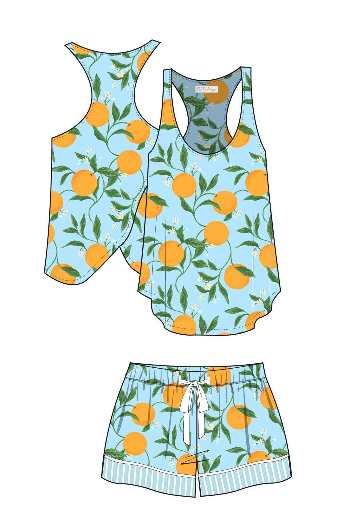 Citrus Dreams Pajama Set