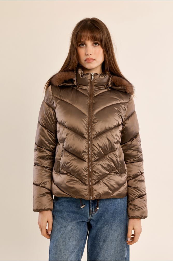 Quilted Hooded Jacket