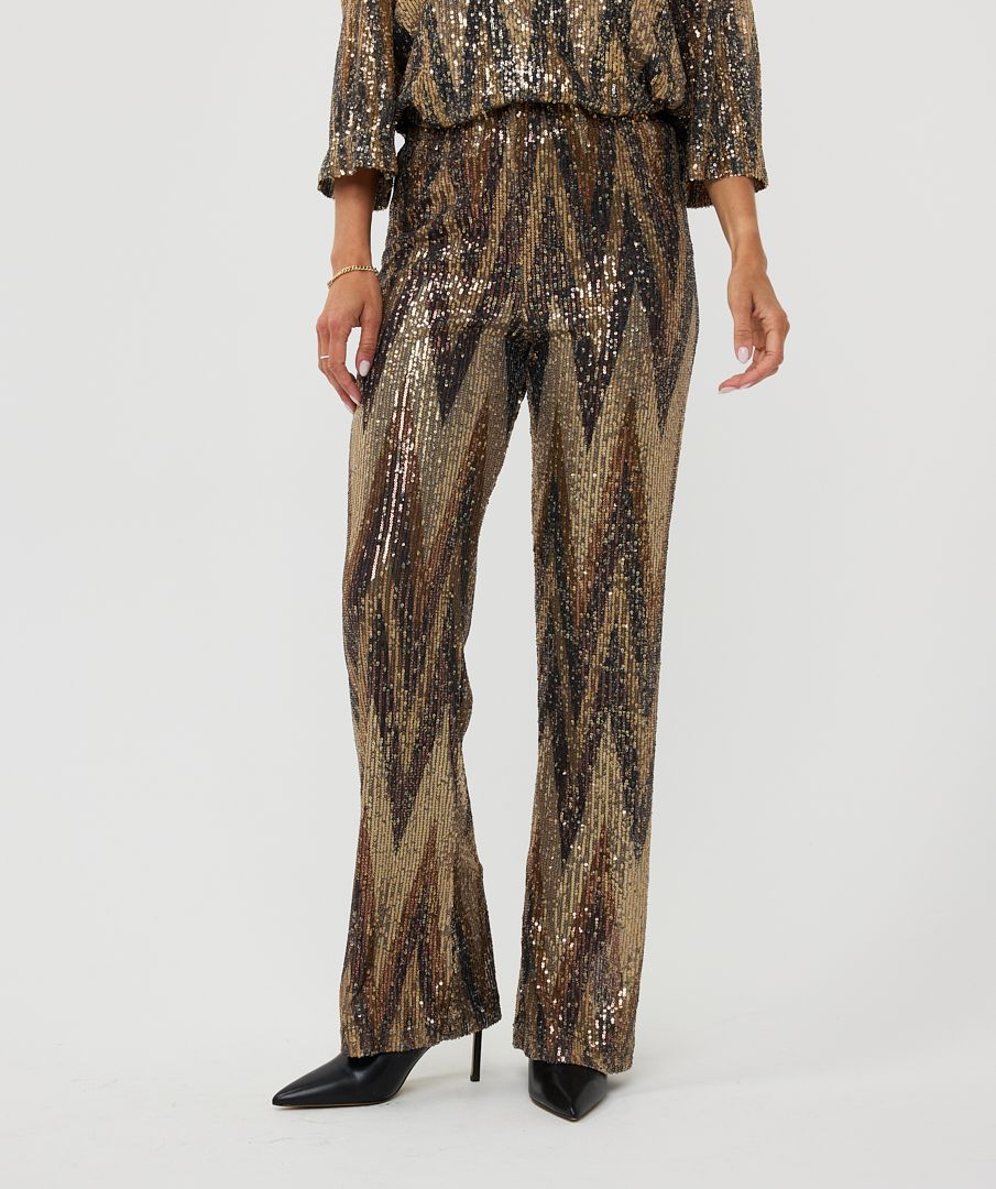 Zigzag Sequin Trouser