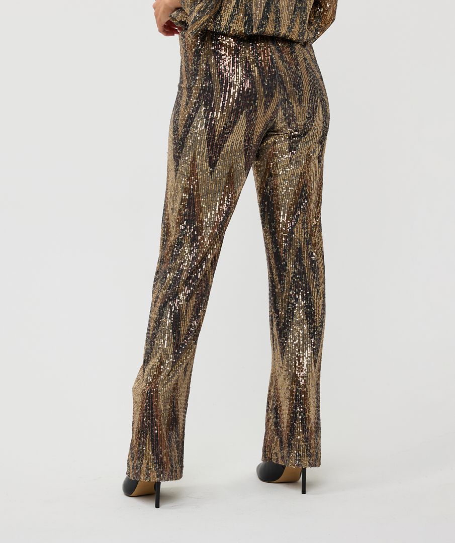 Zigzag Sequin Trouser