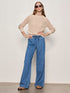 SOLEIL OPEN STITCH SWEATER
