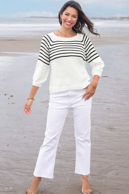 Breton Stripe Crew Cotton